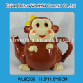 2016 factory direct sales ceramic teapot in monkey shape